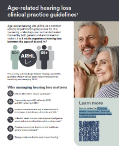 Age-related hearing loss clinical practice guidelines