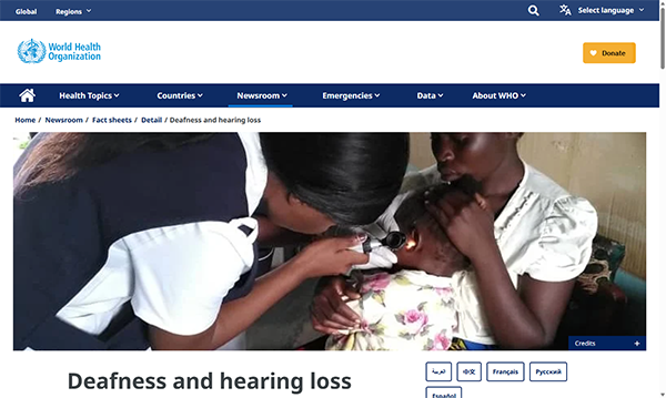 Deafness and Hearing loss