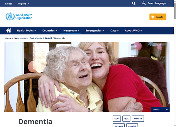 Dementia fact sheet
